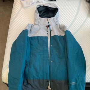 Blue Columbia ski jacket
